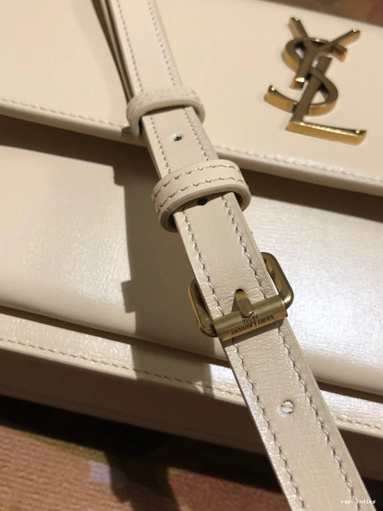 Repzbay REP SMOOTH LEATHER SUNSET SATCHEL MEDIUM IN YSL 0803